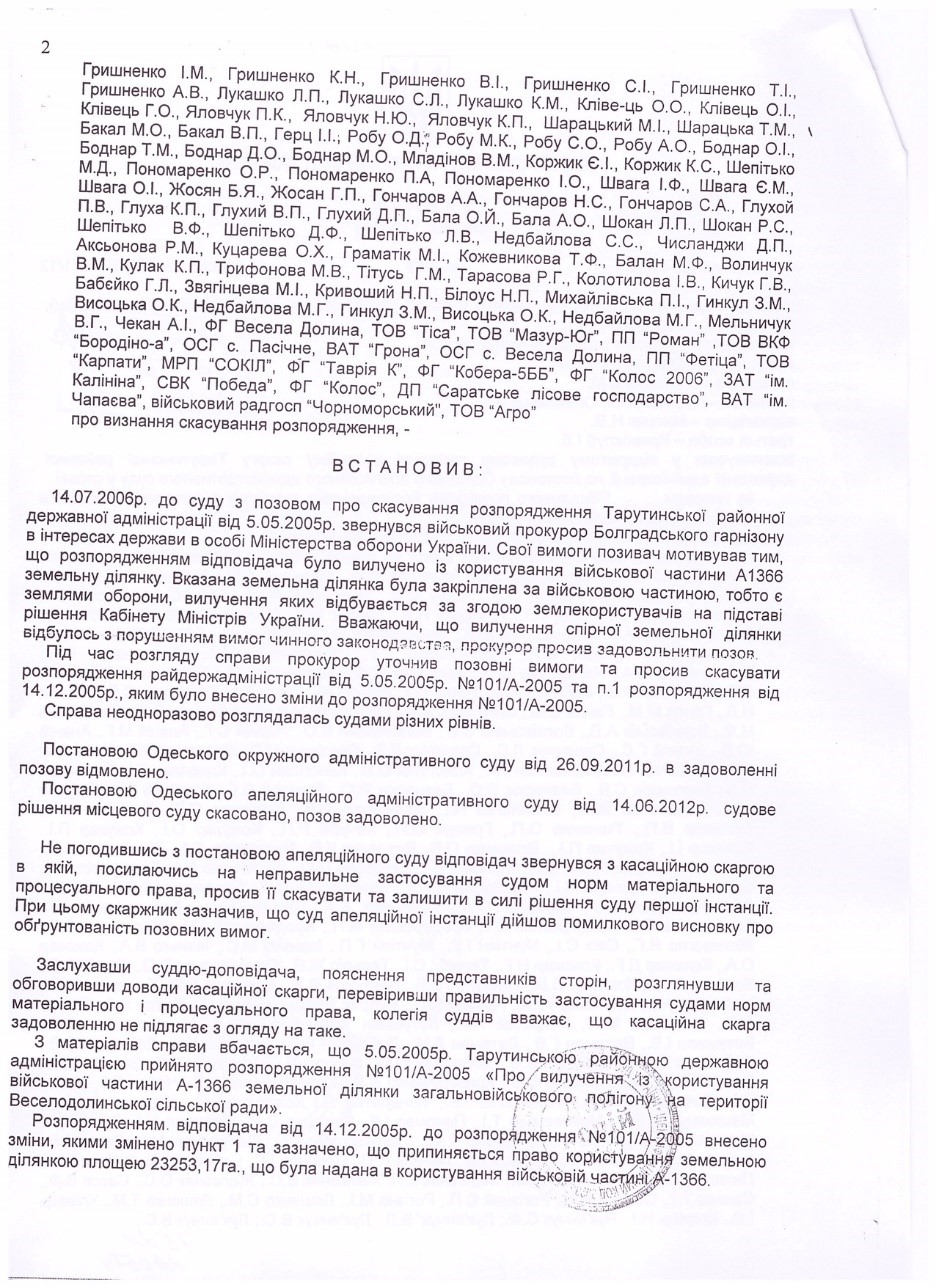 Как клан Кюссе 12 лет подрывал обороноспособность Украины в Тарутинском районе Одесской области. Часть 2 6 adms2